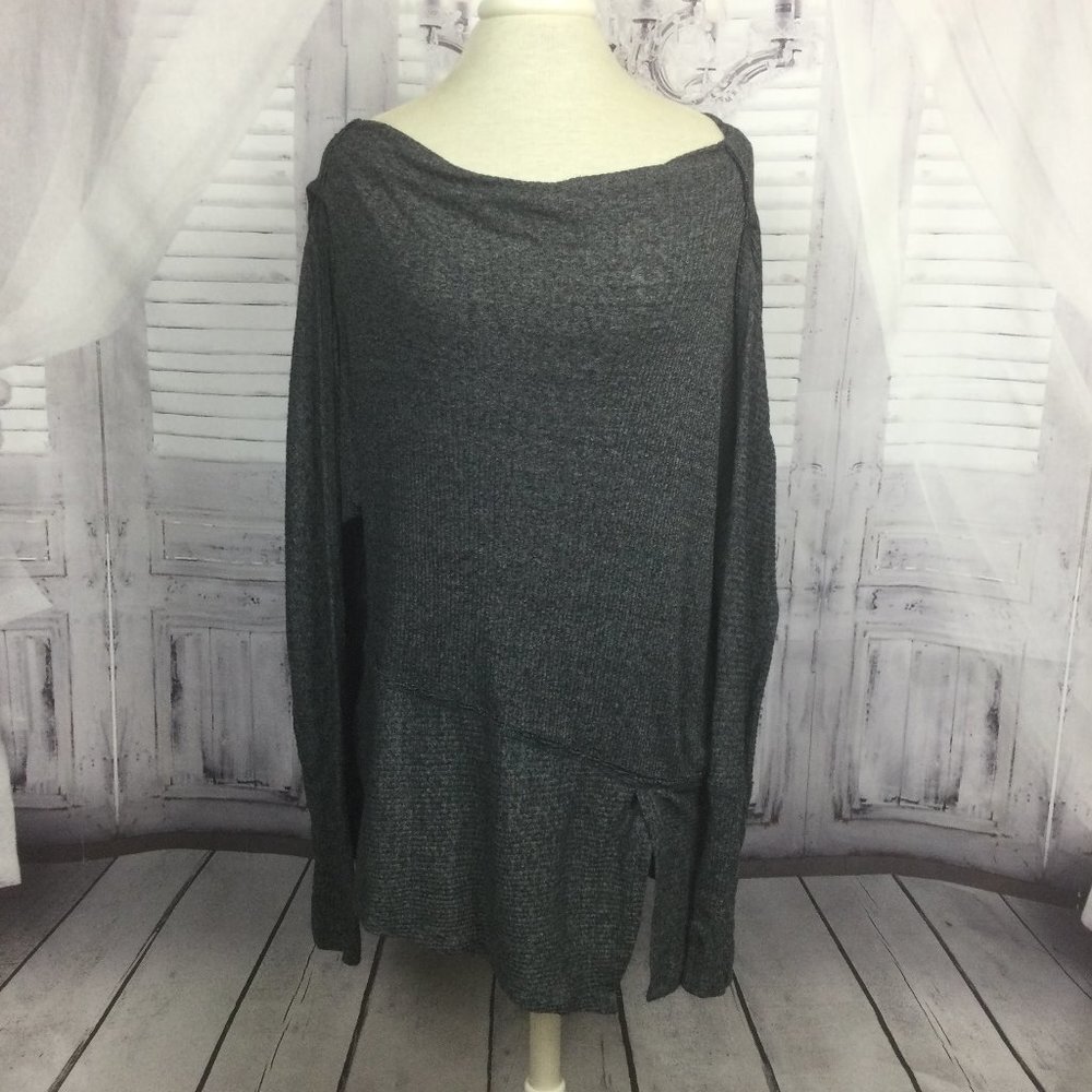 We The Free (Free People) Gray Long Sleeve Sweater